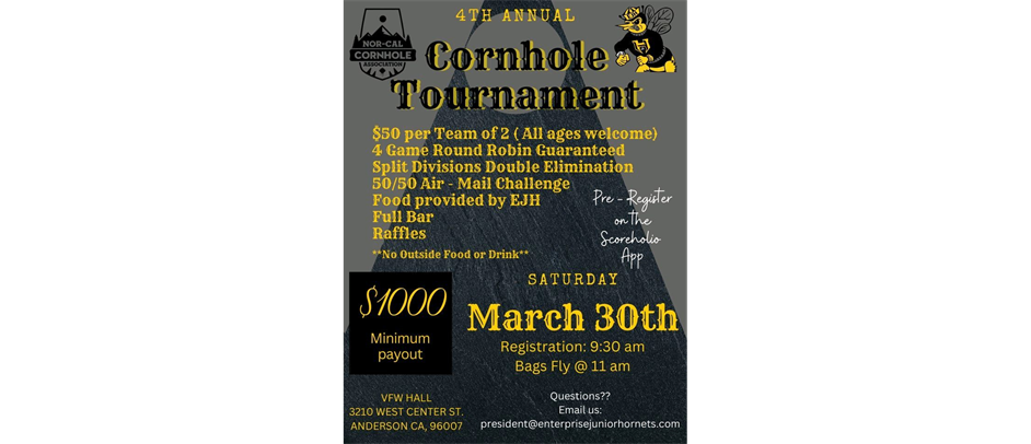 4th Annual Cornhole Tournament 